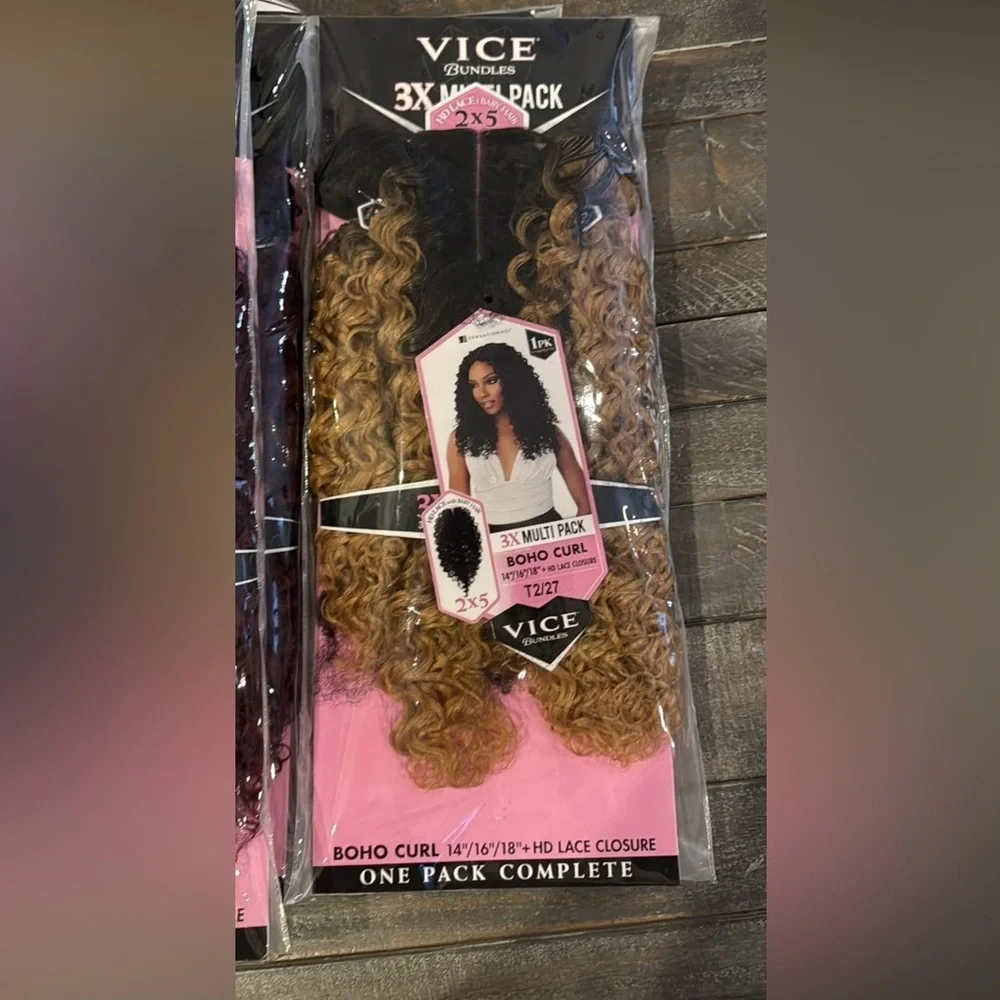 NEW! HAIR Extensions VICE BUNDLES BRAND NEW 3X Multipack
